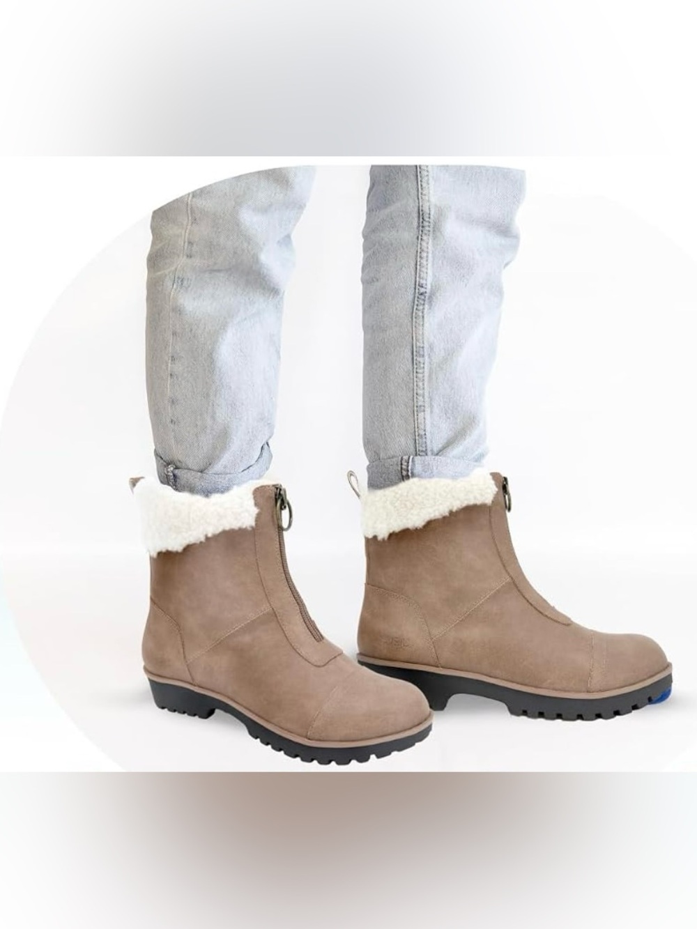 JBU Brynn Women's Water Resistant Winter Boots Cozy Ankle Booties Sz 8 - NWT